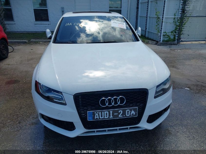 2011 Audi A4 2.0T Premium VIN: WAUEFAFL3BN034321 Lot: 39675998