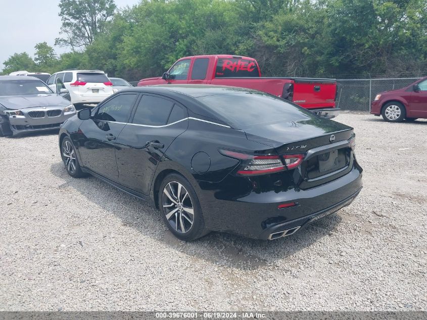 2020 Nissan Maxima Sv Xtronic Cvt VIN: 1N4AA6CV2LC364652 Lot: 39676001