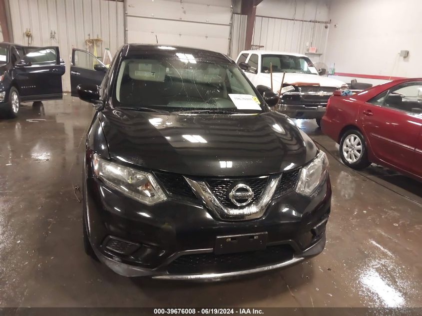 2016 Nissan Rogue S/Sl/Sv VIN: 5N1AT2MV2GC730185 Lot: 39676008