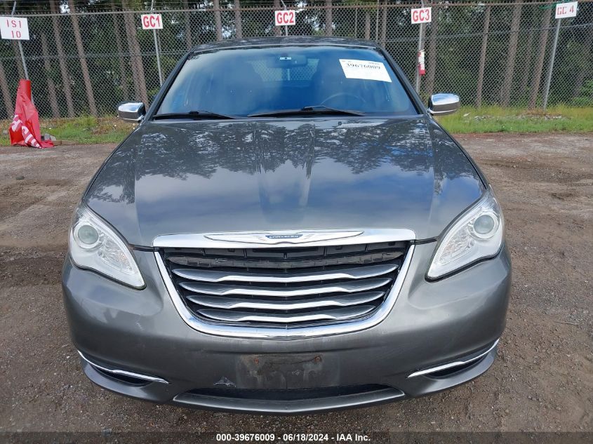 2012 Chrysler 200 Limited VIN: 1C3CCBCBXCN306437 Lot: 39676009