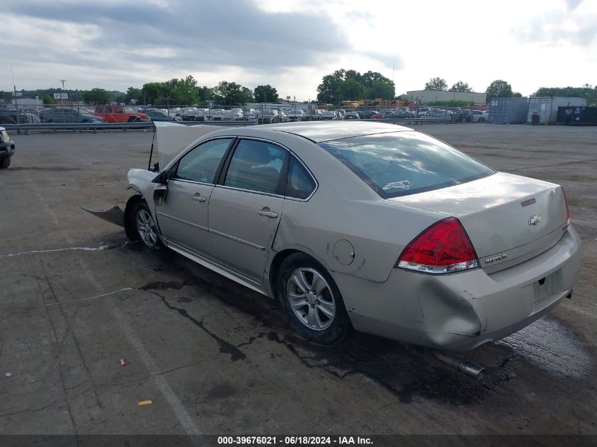 2012 Chevrolet Impala Ls VIN: 2G1WF5E38C1182797 Lot: 39676021