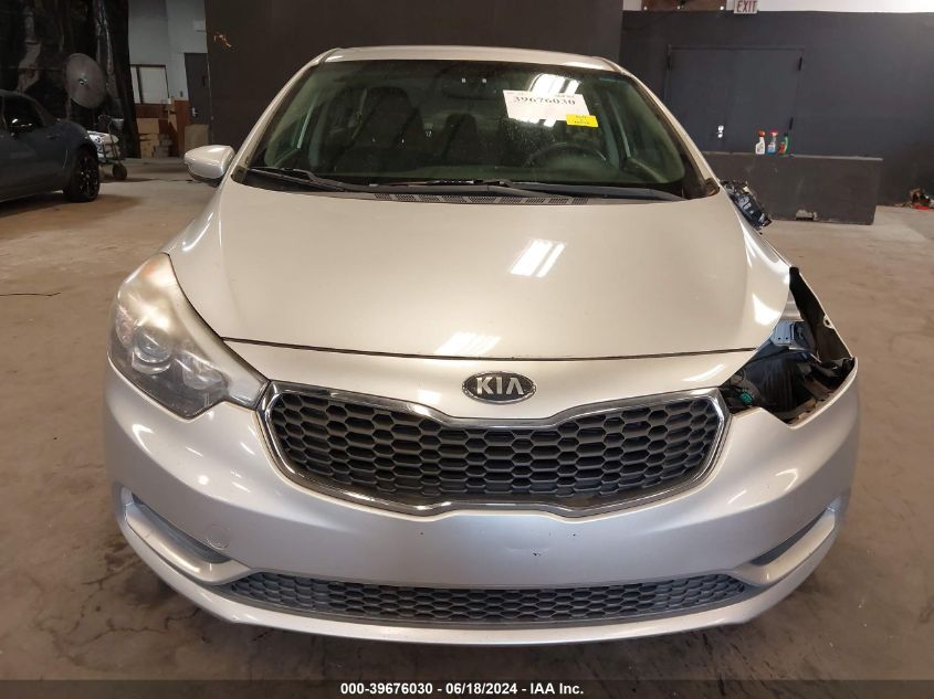 2014 Kia Forte Lx VIN: KNAFK4A62E5189594 Lot: 39676030