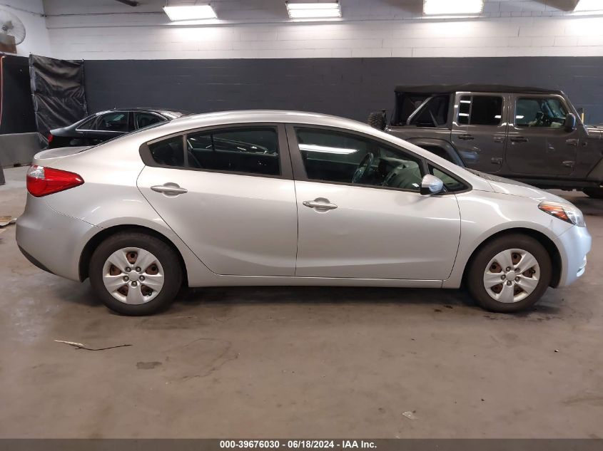 2014 Kia Forte Lx VIN: KNAFK4A62E5189594 Lot: 39676030