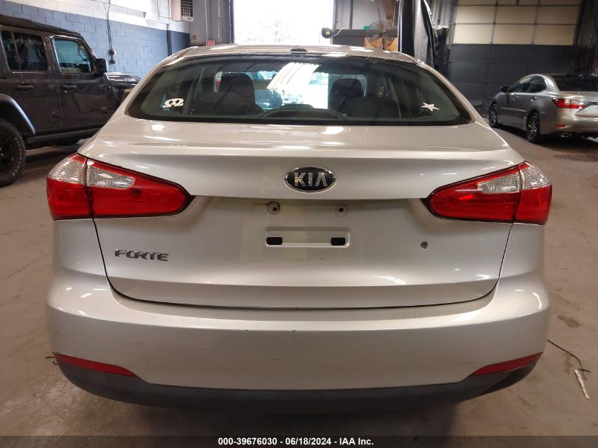 2014 Kia Forte Lx VIN: KNAFK4A62E5189594 Lot: 39676030