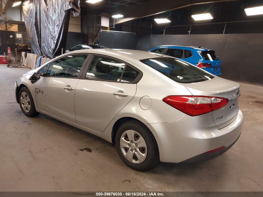 2014 Kia Forte Lx VIN: KNAFK4A62E5189594 Lot: 39676030