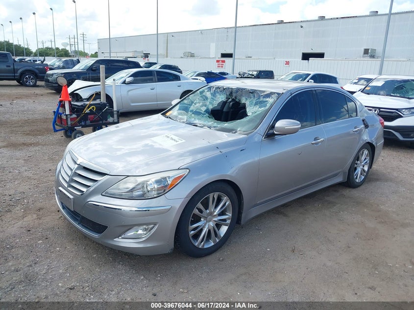 2012 Hyundai Genesis 3.8 VIN: KMHGC4DD0CU204509 Lot: 39676044
