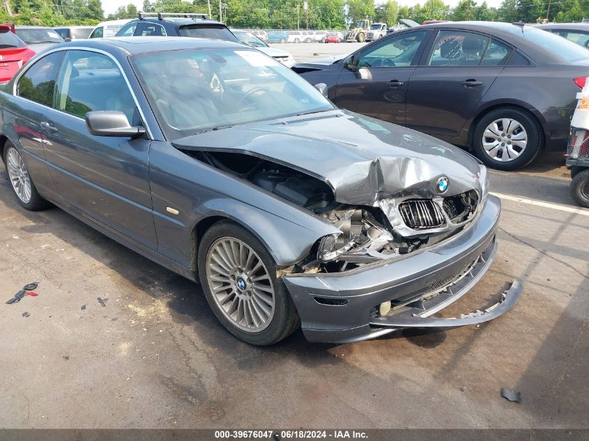 2003 BMW 325Ci VIN: WBABN334X3PG62156 Lot: 39676047