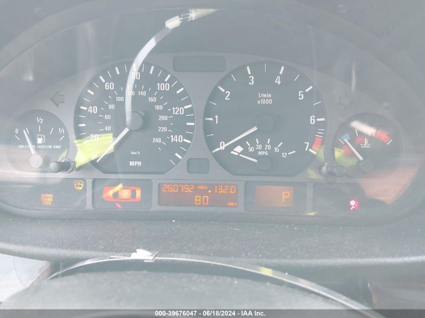 2003 BMW 325Ci VIN: WBABN334X3PG62156 Lot: 39676047