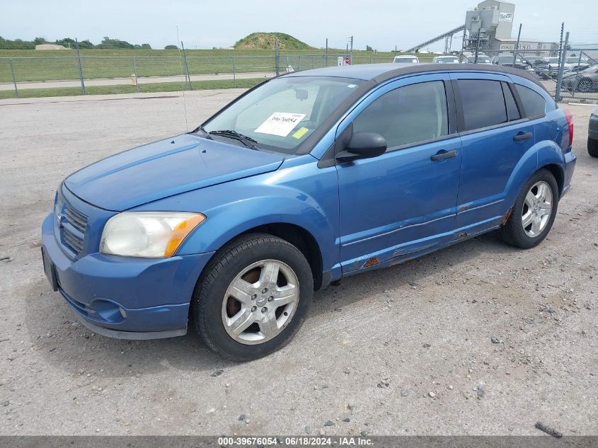 2007 Dodge Caliber Sxt VIN: 1B3HB48B07D592336 Lot: 39676054