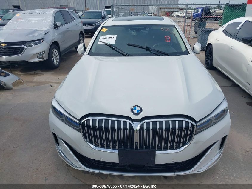 2020 BMW 750I xDrive VIN: WBA7U2C0XLGM26958 Lot: 39676055