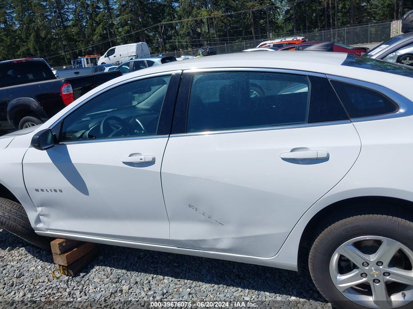 2021 Chevrolet Malibu Fwd Ls VIN: 1G1ZB5ST4MF008779 Lot: 39676075