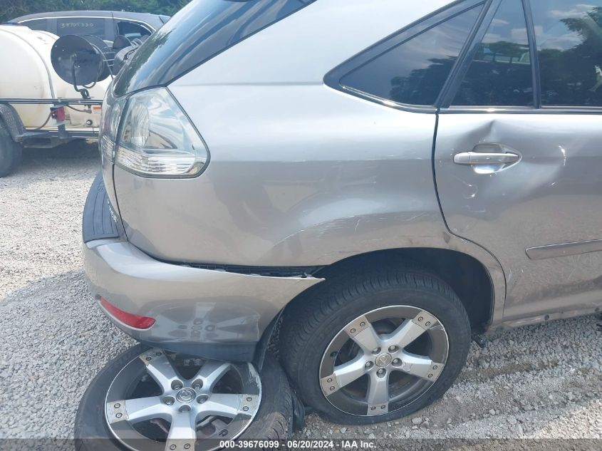 2005 Lexus Rx 330 VIN: JTJHA31U250091585 Lot: 39676099