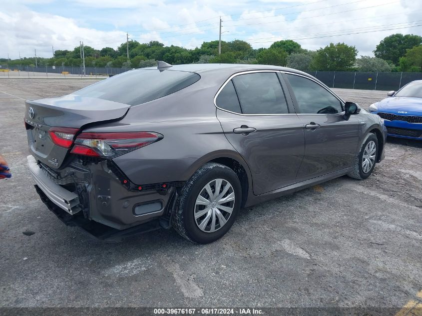 2021 Toyota Camry Le Hybrid VIN: 4T1C31AK3MU563435 Lot: 39676157