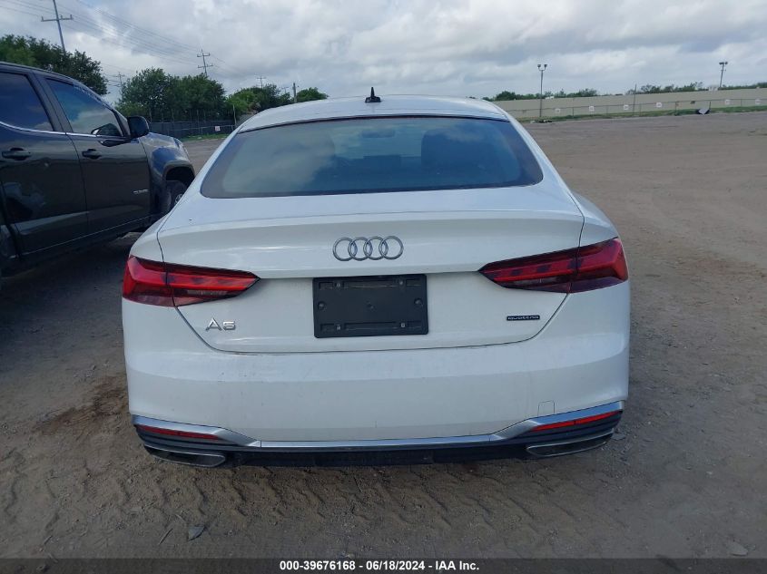 2021 Audi A5 Sportback Premium 45 Tfsi Quattro S Tronic VIN: WAUDACF51MA056318 Lot: 39676168