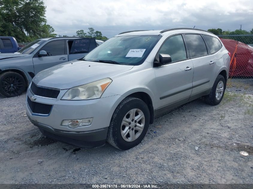 2012 Chevrolet Traverse Ls VIN: 1GNKRFED9CJ407365 Lot: 39676175