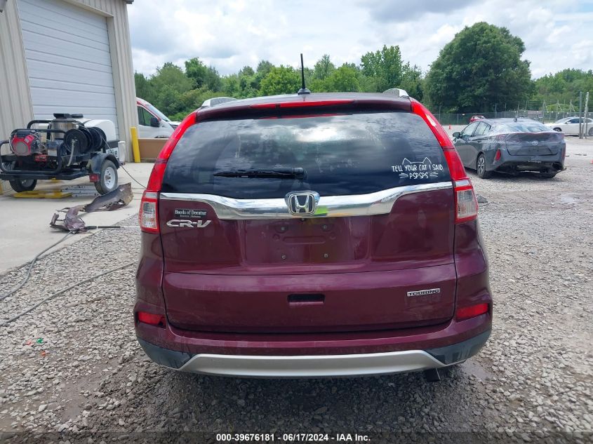 2015 Honda Cr-V Touring VIN: 5J6RM3H95FL023646 Lot: 39676181