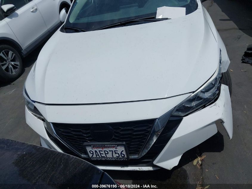 2022 Nissan Sentra S Xtronic Cvt VIN: 3N1AB8BV3NY240634 Lot: 39676195