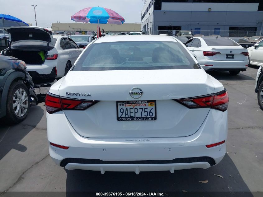 2022 Nissan Sentra S Xtronic Cvt VIN: 3N1AB8BV3NY240634 Lot: 39676195