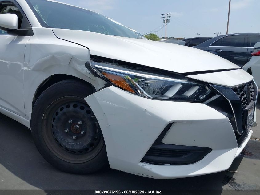 2022 Nissan Sentra S Xtronic Cvt VIN: 3N1AB8BV3NY240634 Lot: 39676195
