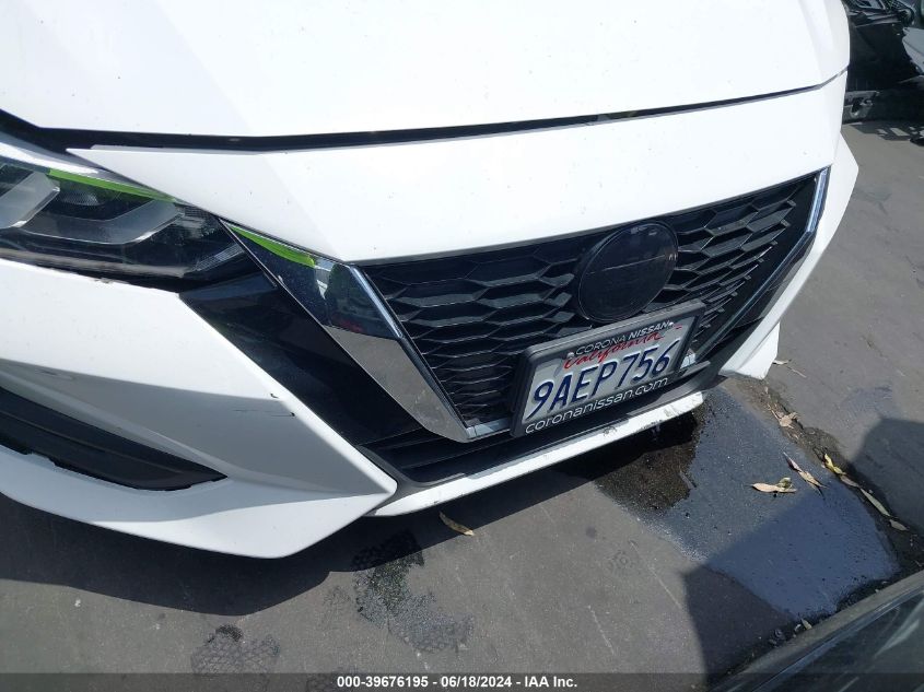 2022 Nissan Sentra S Xtronic Cvt VIN: 3N1AB8BV3NY240634 Lot: 39676195