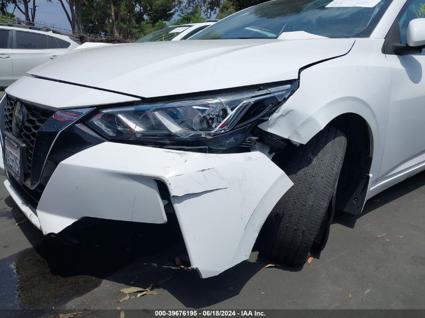 2022 Nissan Sentra S Xtronic Cvt VIN: 3N1AB8BV3NY240634 Lot: 39676195