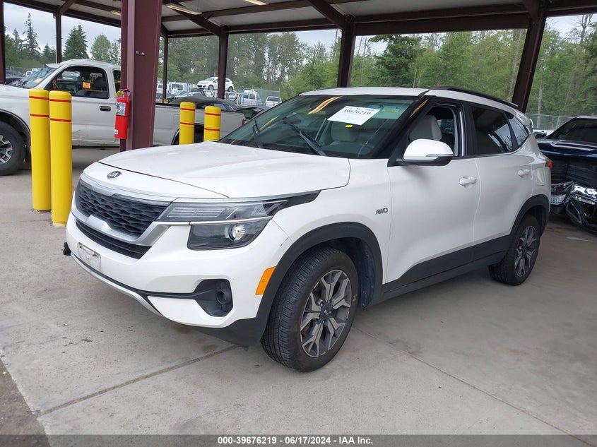 2021 Kia Seltos Ex VIN: KNDERCAA2M7207989 Lot: 39676219