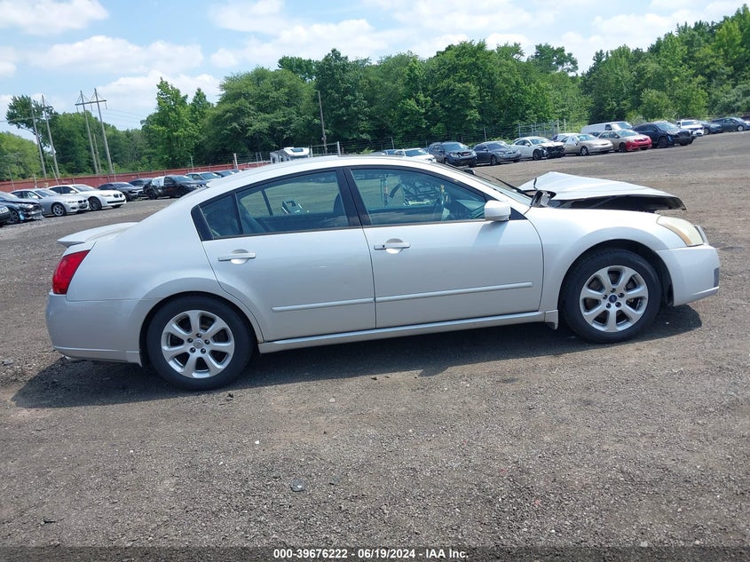 2007 Nissan Maxima 3.5 Sl VIN: 1N4BA41E47C852664 Lot: 39676222