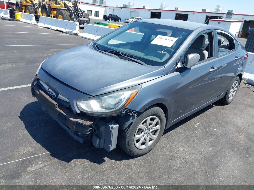 2013 Hyundai Accent Gls VIN: KMHCT4AEXDU394073 Lot: 39676250