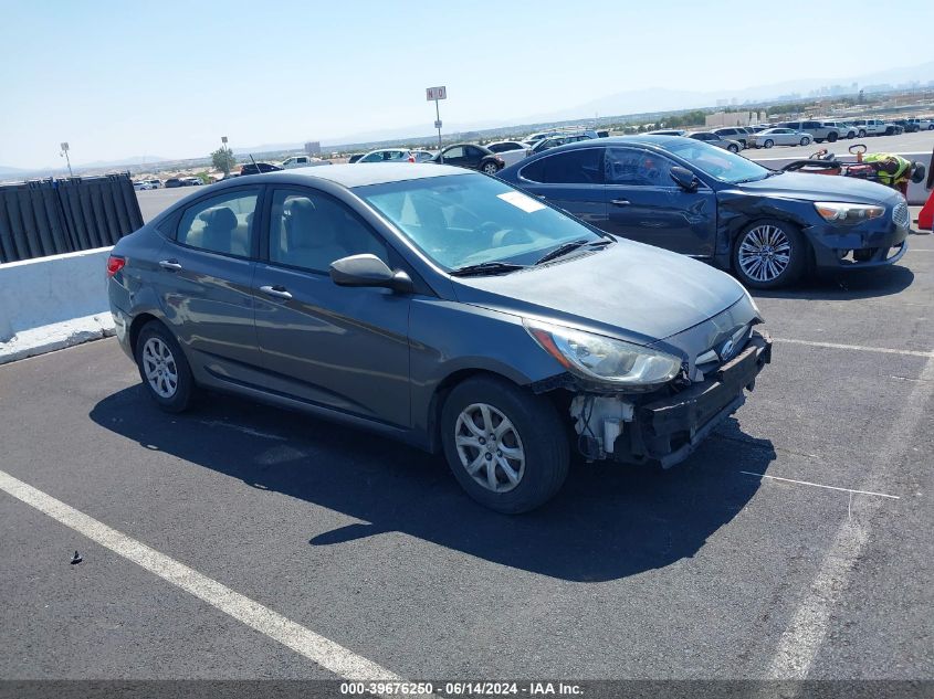 2013 Hyundai Accent Gls VIN: KMHCT4AEXDU394073 Lot: 39676250