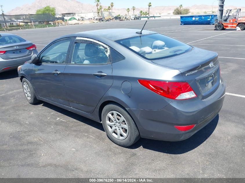 2013 Hyundai Accent Gls VIN: KMHCT4AEXDU394073 Lot: 39676250