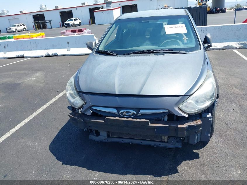 2013 Hyundai Accent Gls VIN: KMHCT4AEXDU394073 Lot: 39676250