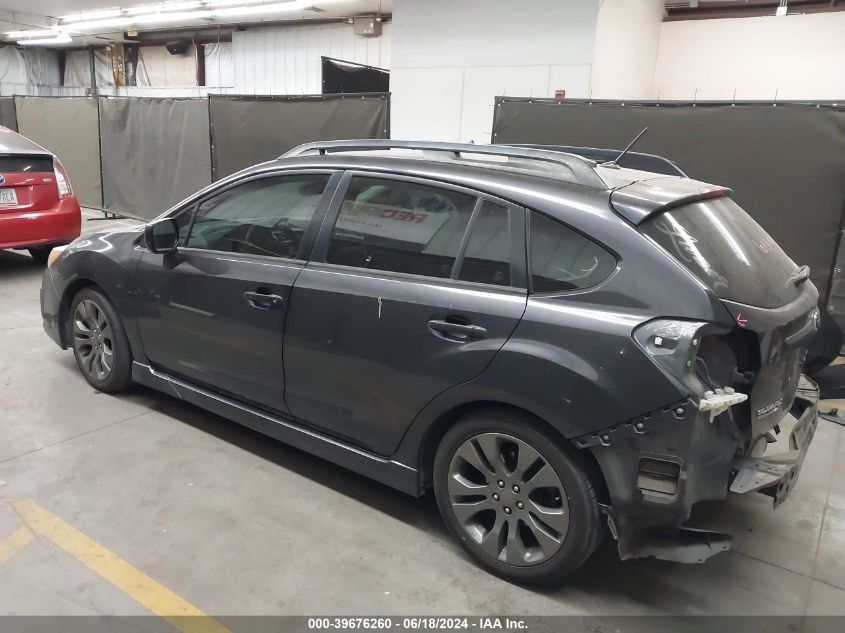 2014 Subaru Impreza 2.0I Sport Premium VIN: JF1GPAL60E8291968 Lot: 39676260