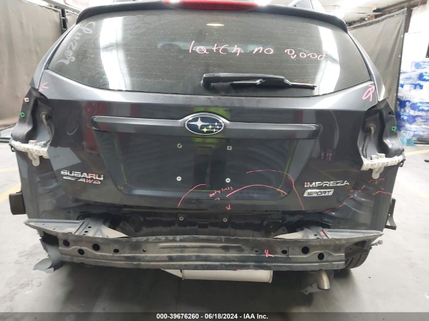 2014 Subaru Impreza 2.0I Sport Premium VIN: JF1GPAL60E8291968 Lot: 39676260