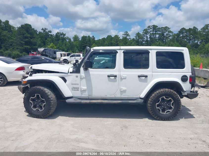 2018 Jeep Wrangler Unlimited Sahara 4X4 VIN: 1C4HJXEN6JW211604 Lot: 39676264