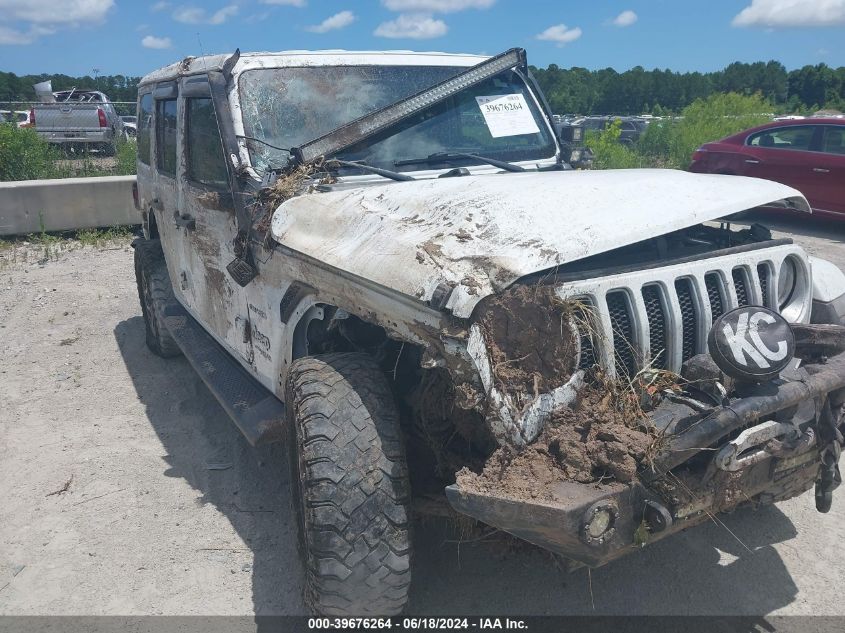 2018 Jeep Wrangler Unlimited Sahara 4X4 VIN: 1C4HJXEN6JW211604 Lot: 39676264