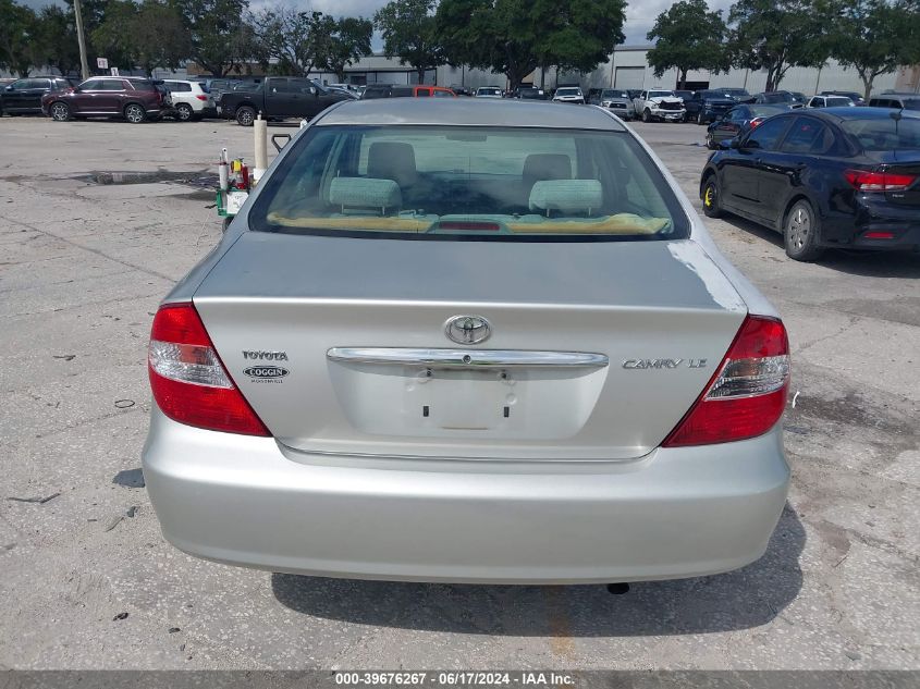 2004 Toyota Camry Le VIN: 4T1BE32K44U936255 Lot: 39676267