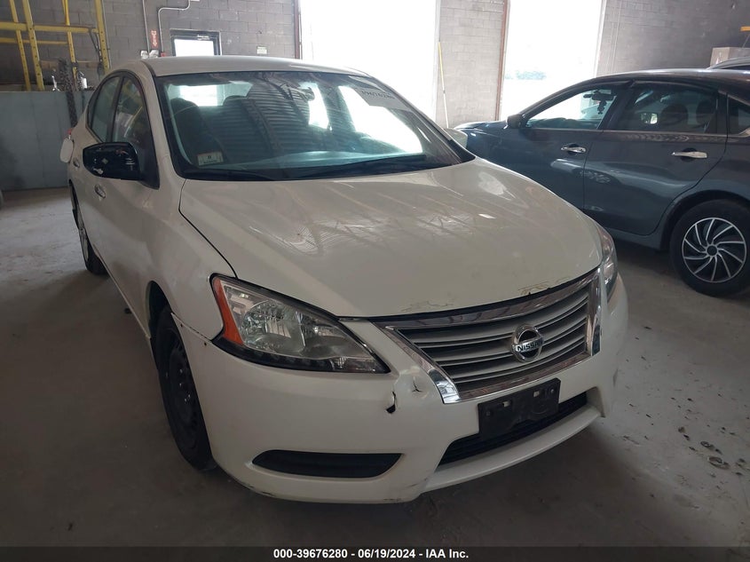 2014 Nissan Sentra S/Sv/Sr/Sl VIN: 3N1AB7APXEL648235 Lot: 39676280