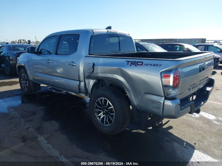 2021 Toyota Tacoma Double Cab/Sr5/Trd Sport/Trd Off Road VIN: 3TMAZ5CN8MM140606 Lot: 39676286