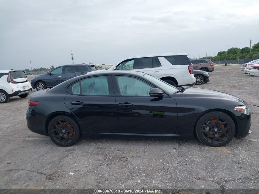 VIN ZARFAMANXM7647498 2021 ALFA ROMEO GIULIA SPORT
