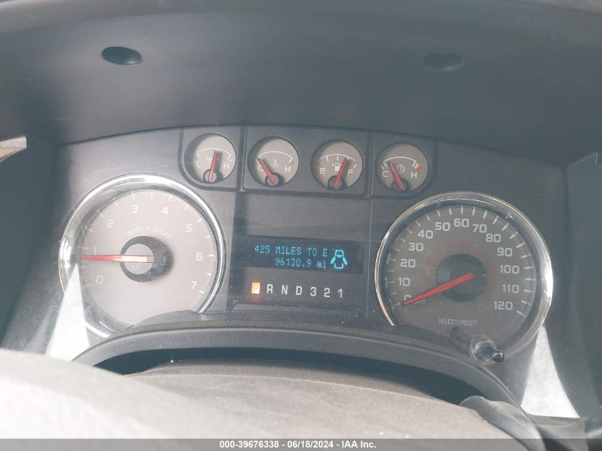 2009 Ford F-150 Lariat/Xl/Xlt VIN: 1FTRX12VX9FA39190 Lot: 39676338