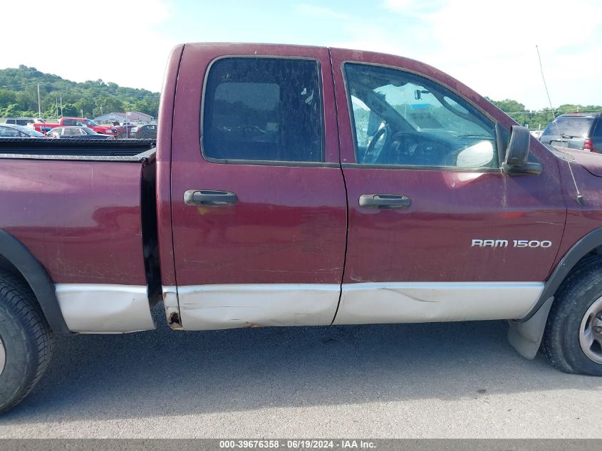 2003 Dodge Ram 1500 Slt/Laramie/St VIN: 1D7HA18Z93S121228 Lot: 39676358