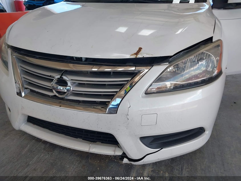 2014 Nissan Sentra Fe+ S/Fe+ Sv/S/Sl/Sr/Sv VIN: 3N1AB7AP2EY260564 Lot: 39676363