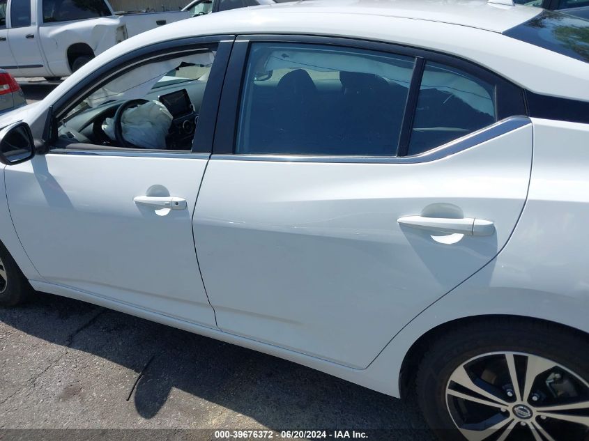 2022 Nissan Sentra Sv VIN: 3N1AB8CV6NY222319 Lot: 39676372