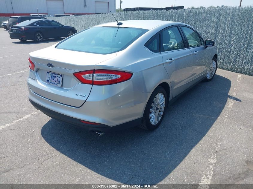 2016 Ford Fusion Hybrid S VIN: 3FA6P0UU3GR203368 Lot: 39676382