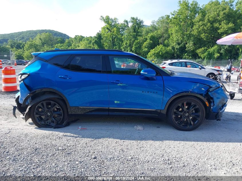 2021 Chevrolet Blazer Awd Rs VIN: 3GNKBKRS4MS501711 Lot: 39676386