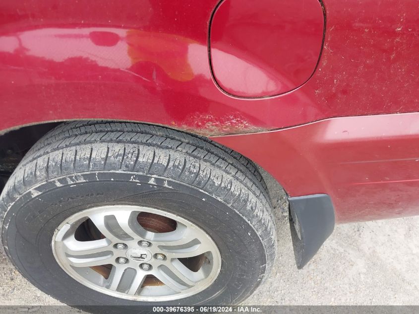 2004 Honda Pilot Exl VIN: 2HKYF18574H594232 Lot: 39676395