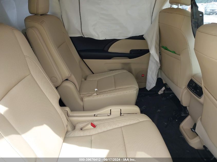 2016 Toyota Highlander Limited V6 VIN: 5TDDKRFH9GS301743 Lot: 39676412