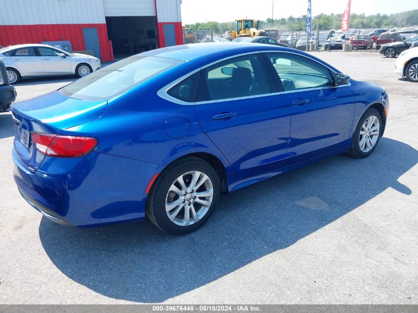 2016 Chrysler 200 Limited VIN: 1C3CCCAB0GN181267 Lot: 39676448