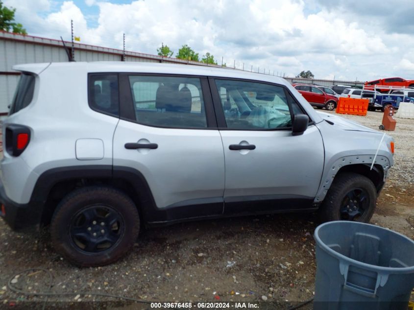 2019 Jeep Renegade Sport 4X4 VIN: ZACNJBAB6KPK02012 Lot: 39676458