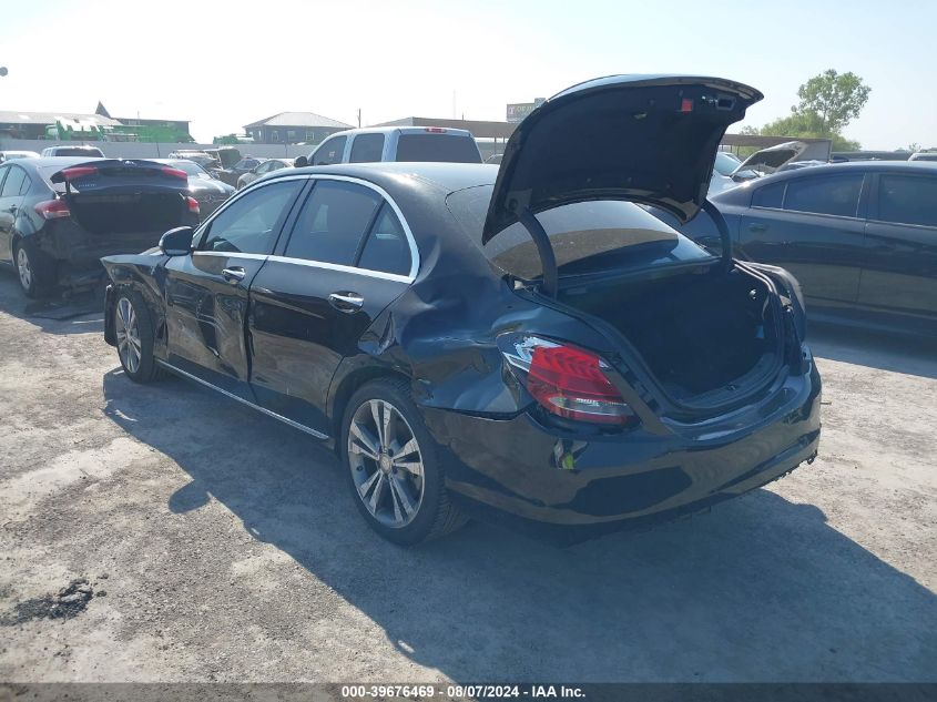 2015 Mercedes-Benz C 300 VIN: 55SWF4JB0FU081834 Lot: 39676469